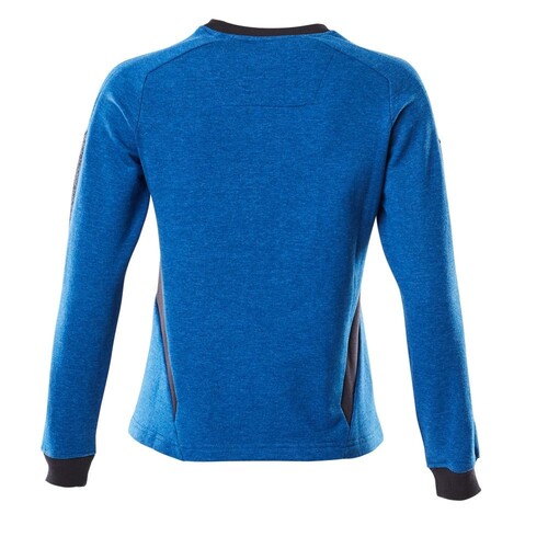 Sweatshirt, Damen / Gr. 4XLONE,  Azurblau/Schwarzblau Produktbild Additional View 2 L