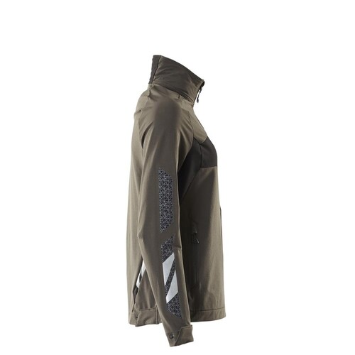 Jacke, Damen, Stretch, leicht  Arbeitsjacke / Gr. M,  Dunkelanthrazit/Schwarz Produktbild Additional View 3 L