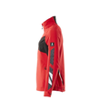 Jacke, Damen, Stretch, leicht  Arbeitsjacke / Gr. XS,  Verkehrsrot/Schwarz Produktbild Additional View 1 S