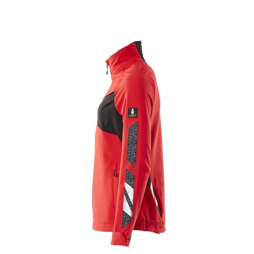 Jacke, Damen, Stretch, leicht  Arbeitsjacke / Gr. XS,  Verkehrsrot/Schwarz Produktbild Additional View 1 L