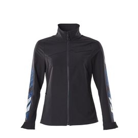 Jacke, Damen, Stretch, leicht  Arbeitsjacke / Gr. XS, Schwarzblau Produktbild