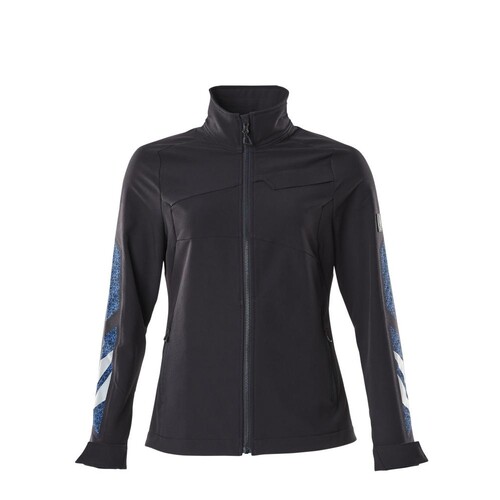 Jacke, Damen, Stretch, leicht  Arbeitsjacke / Gr. XS, Schwarzblau Produktbild