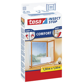 Fliegengitter Comfort für Fenster 1,3m x 1,3m weiß Tesa 55396-00020 Produktbild