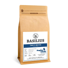 Kaffee ganze Bohnen 1.000g Omas Bester Basilius Cafe Crema (PACK=1000 GRAMM) Produktbild