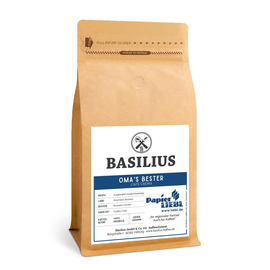 Kaffee ganze Bohnen 1.000g Omas Bester Basilius Kaffe Crema (PACK=1000 GRAMM) Produktbild