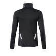 Fleecepullover mit kurzem Zipper, Damen  Microfleecejacke / Gr. XS, Schwarzblau Produktbild Additional View 2 S