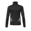 Fleecepullover mit kurzem Zipper, Damen  Microfleecejacke / Gr. XS,  Dunkelanthrazit/Schwarz Produktbild Additional View 2 S