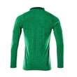 Polo-Shirt mit COOLMAX® PRO, Langarm /  Gr. XL ONE, Grasgrün  meliert/Grün Produktbild Additional View 2 S