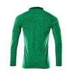 Polo-Shirt mit COOLMAX® PRO, Langarm /  Gr. S  ONE, Grasgrün  meliert/Grün Produktbild Additional View 2 S