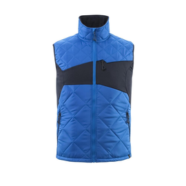 Winterweste mit CLI, leicht Thermoweste / Gr. XL, Azurblau/Schwarzblau Produktbild