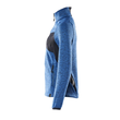 Strickpullover mit Reißverschluss,  Damen Strickjacke / Gr. M,  Azurblau/Schwarzblau Produktbild Additional View 1 S