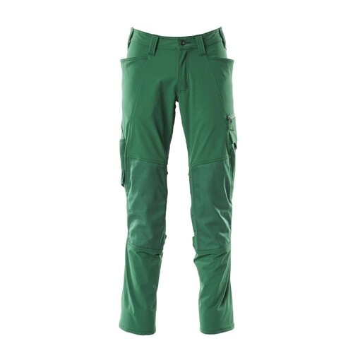 Hose, Knietaschen, Stretch / Gr. 90C52,  Grün Produktbild