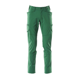 Hose, Schenkeltaschen, Stretch / Gr.  76C52, Grün Produktbild