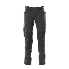 Hose, Knietaschen, Stretch / Gr. 76C56,  Schwarz Produktbild