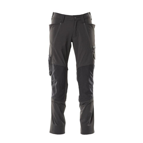 Hose, Knietaschen, Stretch / Gr. 76C56,  Schwarz Produktbild
