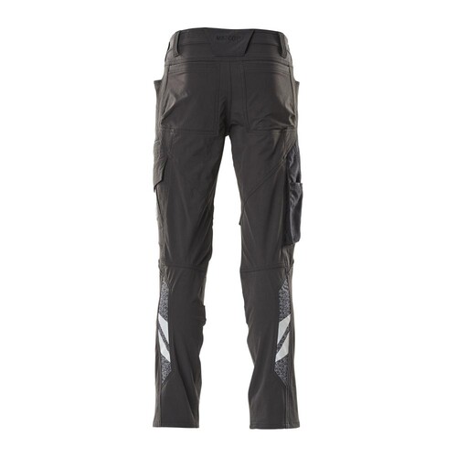 Hose, Knietaschen, Stretch / Gr. 76C56,  Schwarz Produktbild Additional View 2 L
