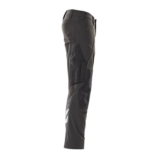 Hose, Knietaschen, Stretch / Gr. 76C56,  Schwarz Produktbild Additional View 3 L