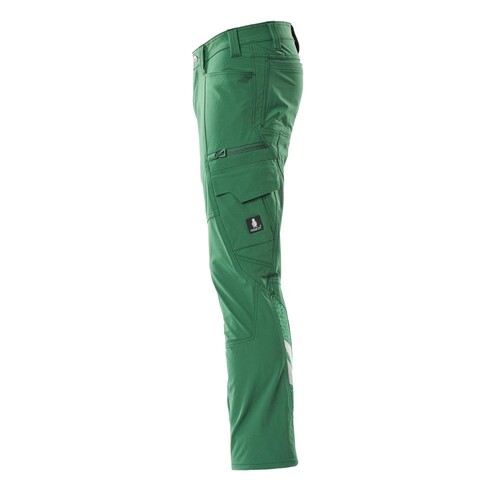 Hose, Schenkeltaschen, Stretch / Gr.  82C44, Grün Produktbild Additional View 1 L