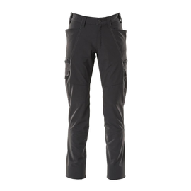 Hose, Schenkeltaschen, Stretch / Gr.  90C60, Schwarz Produktbild