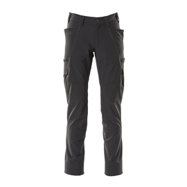 Hose, Schenkeltaschen, Stretch / Gr.  82C42, Schwarz Produktbild