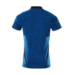 Polo-Shirt, COOLMAX®PRO,moderne  Passform / Gr. XS ONE, Azurblau  meliert/Schwarzblau Produktbild Additional View 1 S