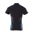Polo-Shirt, moderne Passform / Gr.  2XLONE, Schwarzblau/Azurblau Produktbild Additional View 2 S