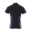 Polo-Shirt, moderne Passform / Gr. XS  ONE, Schwarzblau/Azurblau Produktbild Additional View 2 S