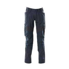 Hose mit Knietaschen, Stretch-Einsätze  / Gr. 82C70, Schwarzblau Produktbild