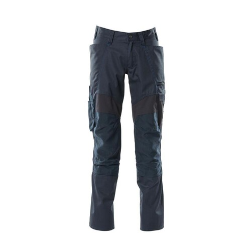 Hose mit Knietaschen, Stretch-Einsätze  / Gr. 82C70, Schwarzblau Produktbild