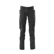 Hose mit Knietaschen, Stretch-Einsätze  / Gr. 82C70, Schwarz Produktbild