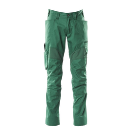 Hose mit Knietaschen, Stretch-Einsätze  / Gr. 90C46, Grün Produktbild