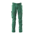 Hose mit Knietaschen, Stretch-Einsätze  / Gr. 90C48, Grün Produktbild