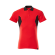 Polo-Shirt, moderne Passform / Gr. L   ONE, Verkehrsrot/Schwarz Produktbild