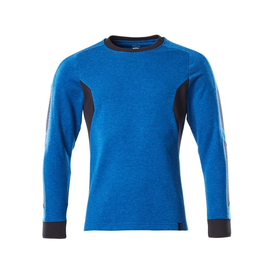 Sweatshirt, moderne Passform / Gr.  4XLONE, Azurblau/Schwarzblau Produktbild