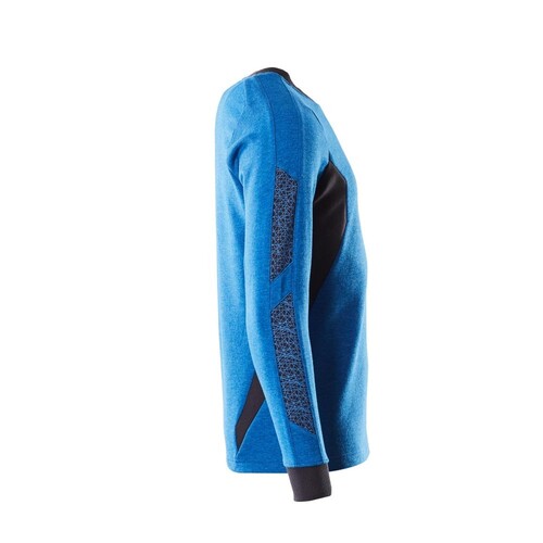 Sweatshirt, moderne Passform / Gr. 2XLONE, Azurblau/Schwarzblau Produktbild Additional View 3 L