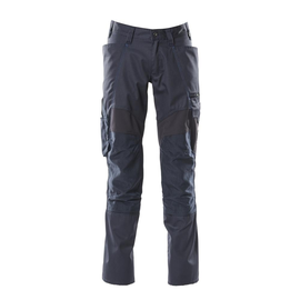 Hose mit Knietaschen, Stretch-Einsätze  / Gr. 90C56, Schwarzblau Produktbild