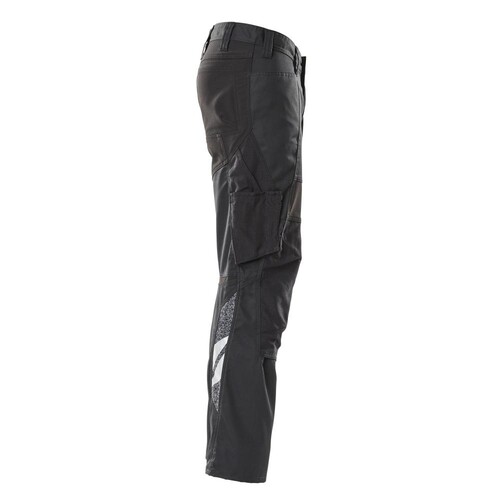 Hose mit Knietaschen, Stretch-Einsätze  / Gr. 82C48, Schwarz Produktbild Additional View 3 L