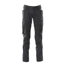 Hose mit Knietaschen, Stretch-Einsätze  / Gr. 82C46, Schwarz Produktbild