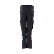 Hose, Damen, Pearl, Knietaschen,  Stretch / Gr. 82C34, Schwarzblau Produktbild Additional View 2 S