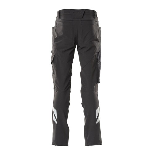 Hose, Knietaschen, Stretch / Gr. 82C49,  Schwarz Produktbild Additional View 2 L