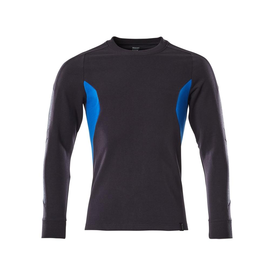 Sweatshirt, moderne Passform / Gr.  3XLONE, Schwarzblau/Azurblau Produktbild
