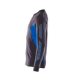 Sweatshirt, moderne Passform / Gr.  2XLONE, Schwarzblau/Azurblau Produktbild Additional View 1 S