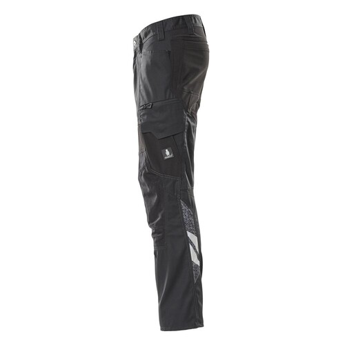 Hose mit Knietaschen, Stretch-Einsätze  / Gr. 82C60, Schwarz Produktbild Additional View 1 L
