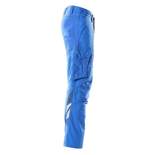 Hose mit Knietaschen, Stretch-Einsätze  / Gr. 90C56, Azurblau Produktbild Additional View 3 L