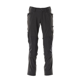 Hose, Knietaschen, Stretch / Gr. 76C50,  Schwarz Produktbild