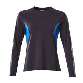 T-Shirt, Langarm, Damen / Gr. XS ONE,  Schwarzblau/Azurblau Produktbild