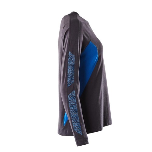 T-Shirt, Langarm, Damen / Gr. XS ONE,  Schwarzblau/Azurblau Produktbild Additional View 3 L