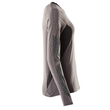 T-Shirt, Langarm, Damen / Gr. 3XLONE,  Dunkelanthrazit/Schwarz Produktbild Additional View 3 S