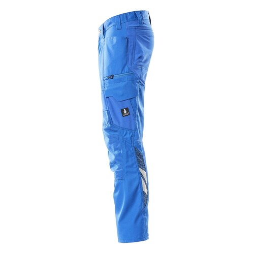 Hose mit Knietaschen, Stretch-Einsätze  / Gr. 82C62, Azurblau Produktbild Additional View 1 L