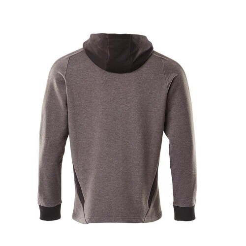 Sweatshirt mit Kapuze, moderne Passform  Sweatshirt mit Reißverschluss / Gr.  4XLONE, Dunkelanthrazit/Schwarz Produktbild Additional View 2 L